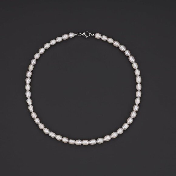 COAI Women's Pearl Necklace Pearl Strand Necklace for Women Men - Picture 4 of 7